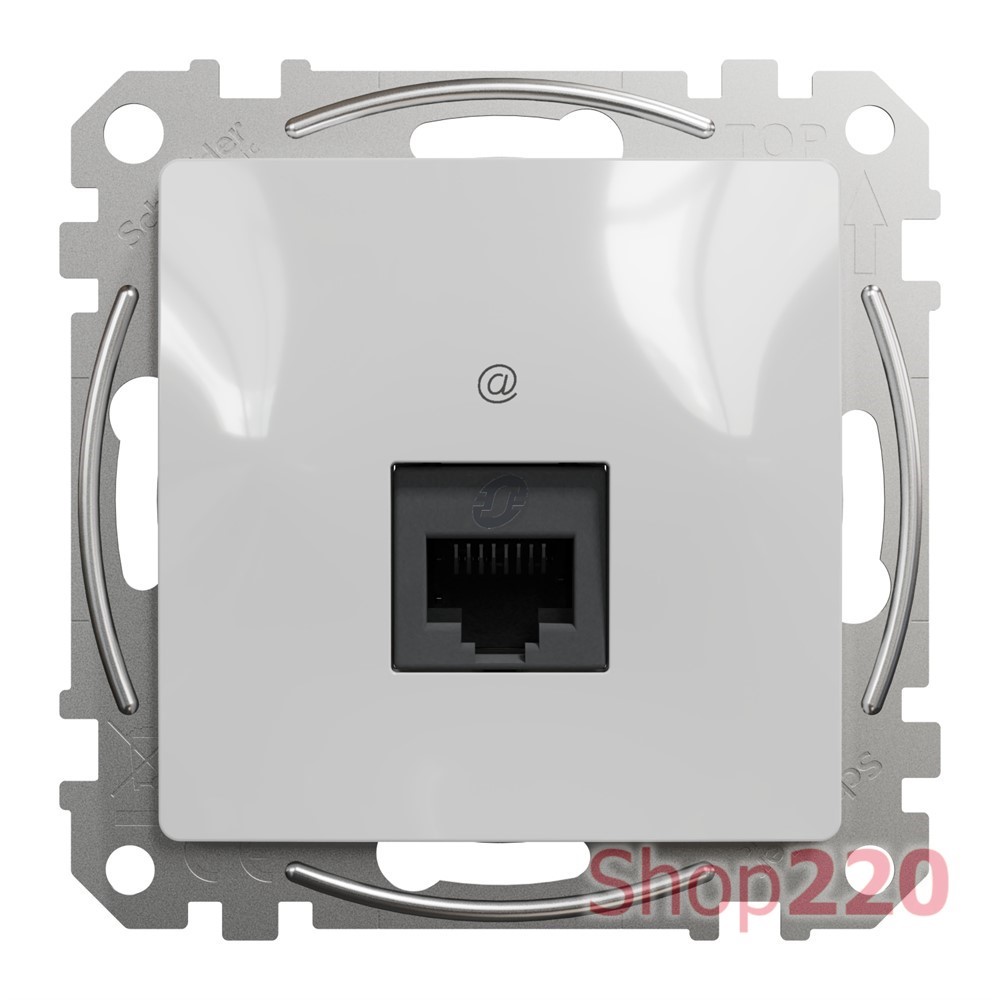 SDD113461 Schneider Компьютерная розетка RJ45 кат. 6 UTP, алюминий ...