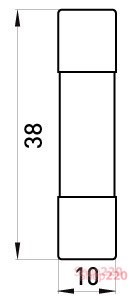 Предохранитель 6А, 10х38, GG 500V AC, Eaton C10G6 - купить в Киеве ...