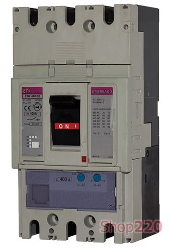 Силовой автомат 250 А, 4-полюсный, EB2400/4L ETIBREAK 2 ETI