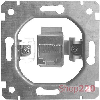 Механизм розетки одинарной телефонной под Jack RJ12, e.mz.14132.rj.12 Enext - фото 116913