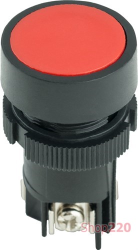 Кнопка пластиковая без фиксации красная 1NO+1NC, e.mb.ea145 Enext - фото 117782