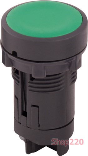 Кнопка пластиковая без фиксации зеленая, 1NO, e.mb.ea31 Enext - фото 117788