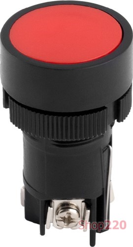 Кнопка пластиковая с фиксацией красная 1NO+1NC, e.mb.eh145 Enext - фото 117798