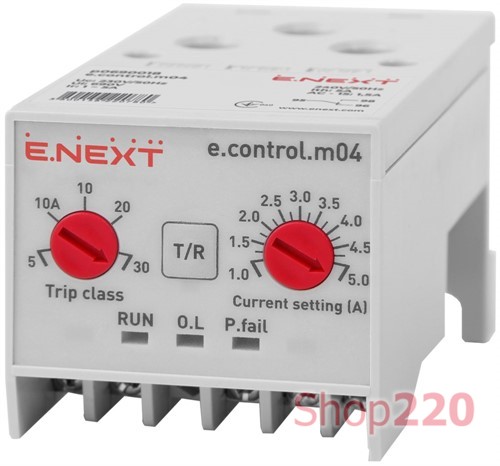 Реле защиты двигателя 1-5А, e.control.m04 Enext - фото 118005