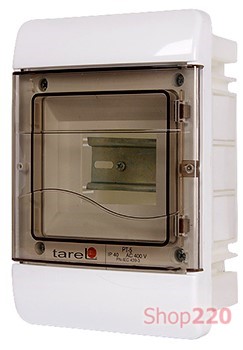 Корпус встраиваемый пластиковый (PT) 5-модульный, однорядный, IP 40, Tarel