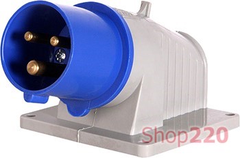 Силовая вилка стационарная 3P+N+PE, 400В, 16А, IP44, Tarel