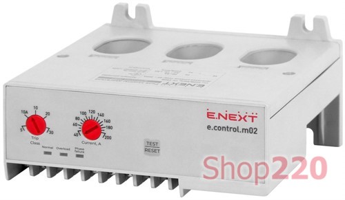 Реле защиты двигателя 40-200А, e.control.m02 Enext - фото 119861