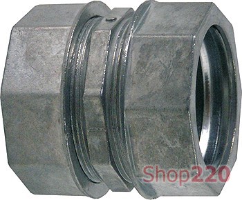 Соединитель металлический цанговый, e.industrial.pipe.connect.collet.1/2' Enext - фото 120438