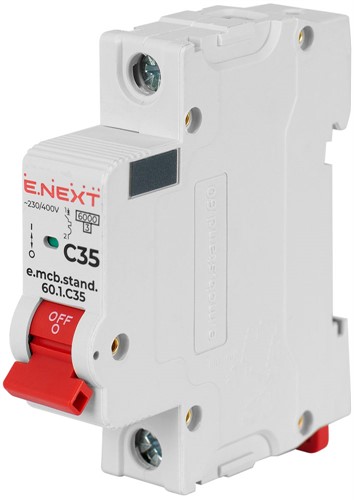 Автомат 35 А, 1-фазный, тип С, e.mcb.stand.60.1.C35 Enext