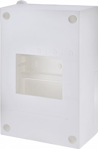 Пластиковый щит на 5 модулей, навесной, IP30, EC 3+2