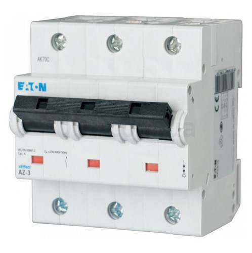 Автоматический выключатель 80A 3пол., тип С, Eaton AZ-3-C80 LS