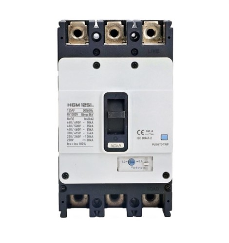 Автоматический выключатель MCCB HGM 3P 1600A Icu-70kA (0.6 – 1.0) x In