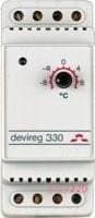 Терморегулятор Devireg 330, +5 - +45 *С, 16А датчик пола, 140F1072 Devi - фото 10267