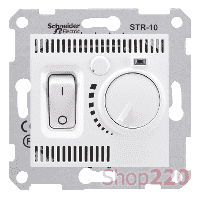 Термостат для электронагревательных приборов, белый, Sedna SDN6000121 Schneider - фото 31391