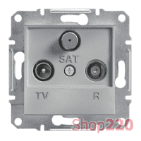 Розетка TV/R/SAT конечная, алюминий, EPH3500161 Asfora Schneider