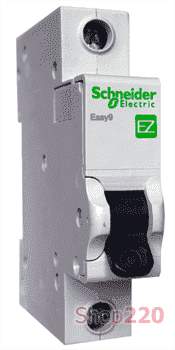 Автоматический выключатель 10А, тип В, 1п, EZ9F14110 Schneider - фото 36311