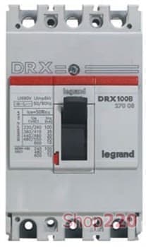 Автоматический выключатель 20A, 3 полюса, 20кА, 27021 Legrand DRX125 - фото 37026