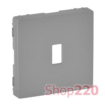 Лицевая панель розетки USB, алюминий, Valena 754752 Legrand - фото 37903