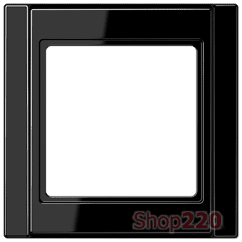 Рамка 1 пост, черный, Jung A500 A581SW - фото 39464