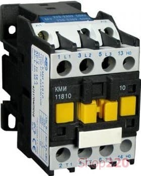 Контактор 18А, катушка 220В, КМИ-11811 IEK