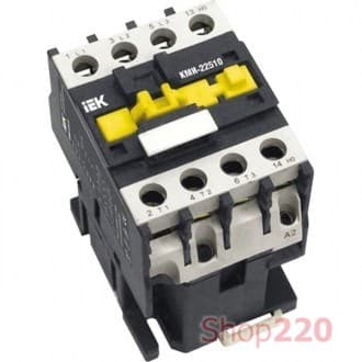 Контактор 32А, катушка 220В, КМИ-23210 IEK