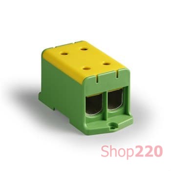 Распределительный блок, желто-зеленый, Al/Cu 35-240 мм кв - фото 48666