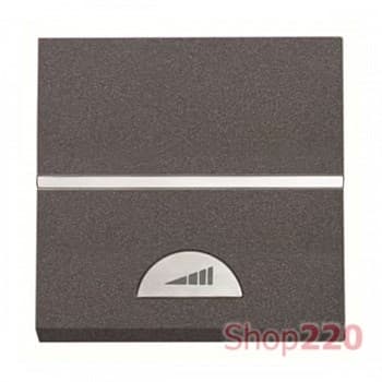 Диммер кнопочный 500Вт для ламп накаливания, антрацит, Zenit ABB N2260.1 AN - фото 61219