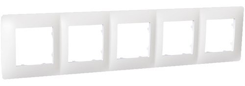 Рамка пятерная CLASSIC, белый, PLK1050031 Plank Electrotechnic - фото 76939