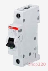 Автоматический выключатель 50А, 1 полюс, тип B, SZ201-B50 ABB 2CDS251025R0505