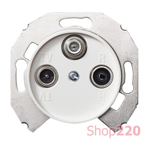 Телевизионная розетка R/TV/D M8, белый, Renova WDE011725 Schneider