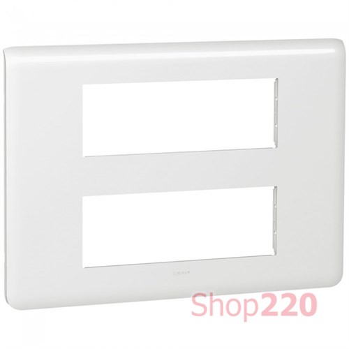 Рамка 2х6 модулей, белый, Mosaic New Legrand 078836L