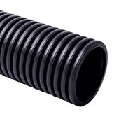 Труба гофрированная двухслойная D= 63 мм, ультрафиолетостойкая, черный, бухта 50м, Kopoflex Kopos KF 09040_UVFA
