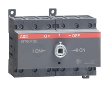 Переключатель нагрузки 1-0-2, 80А, 3 полюса, OT80F3C ABB