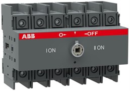 Переключатель нагрузки 1-0-2, 100А, 3 полюса, OT100F3C ABB