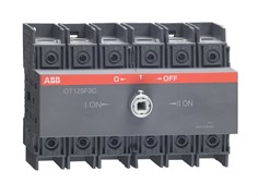 Переключатель нагрузки 1-0-2, 125А, 3 полюса, OT125F3C ABB