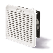 Вентилятор с щитовым фильтром; 230В АС; 270-400м3/час; стандарт; размер 4; 255х255мм