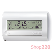 Термостат комнатный; недельный; 1CO; 5A; 2 AAA; +5..+37°C; белый; программ.; 1год; смысл. LCD; поверхностный