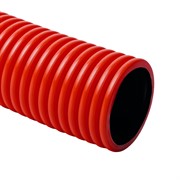 Труба гофрированная двухслойная D= 40 мм, красный, бухта 50м, Kopoflex Kopos KF 09040_BA