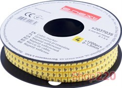 Маркер кабельный 0-1,5 кв.мм, 4, 1000 шт, e.marker.stand.0.1.5.4 Enext