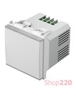 Выключатель-светорегулятор универсальный, 2 модуля, цвет снежно-белый EM25PW