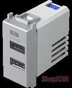 Розетка с A&C USB EM68ES MODUL