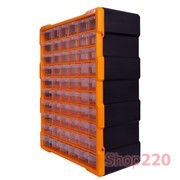 Органайзер пластиковый, 24" 60-секционный 381х157х475мм, e.toolbox.pro.22 Enext