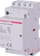 Модульный контактор 4р, 20А, 4NO, 220В, e.mc.pro.4.20.4NO Enext