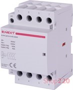 Модульный контактор 4р, 40А, 4NO, 220В, e.mc.pro.4.40.4NO Enext
