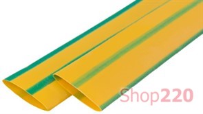 Термоусадочная трубка 1/0,5, 1м, желто-зеленая, e.termo.stand.1.0,5.yellow-green Enext