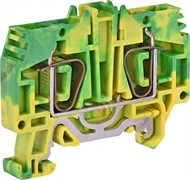 Клемма пружинная заземляющая ESP-HTE.6 (6 мм кв, желто-зеленый)