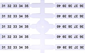Маркировочная табличка (200шт.) EO3 (31-40)