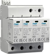 Разрядник (ПЗИП) T1+T2 4P 50kA 1,2kV TN-S TT +доп.контакт