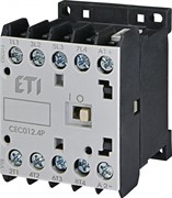 Контактор миниатюрный CEC 12.4P 230V АС (12A; 5,5kW; AC3) 4р (4 н.в.)