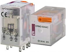 Реле электромеханическое ERM2-024AC 2p